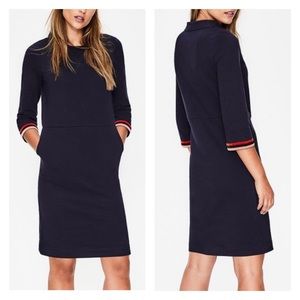 Boden Navy Livia Sweatshirt Dress